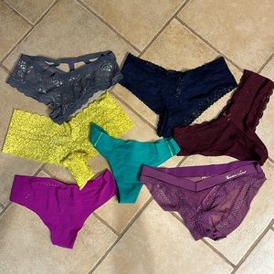 Panty collection. Victoria secret & under armour. Women’s medium. Like new